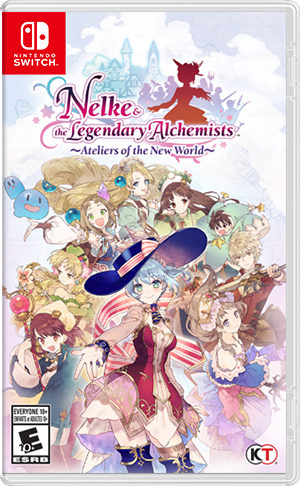 Nelke & the Legendary Alchemists: Ateliers of the New World box art for Playstation Vita